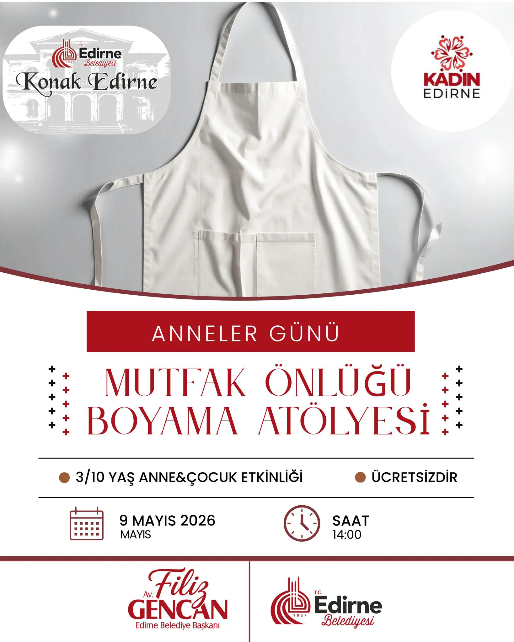EDİRNE BELEDİYESİ’NDEN ANNELER GÜNÜ’NE ÖZEL PROGRAMLAR galeri görseli